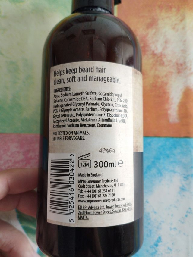 Champú BY MY BEARD para barba 300ml