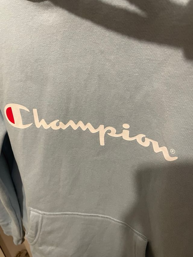Sudadera Champion Azul Claro Hoodie