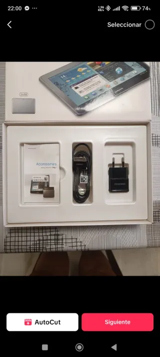 Samsung Tab 2 Plata 16GB