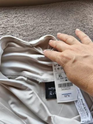 Pantalón deportivo Lefties beige XL mujer