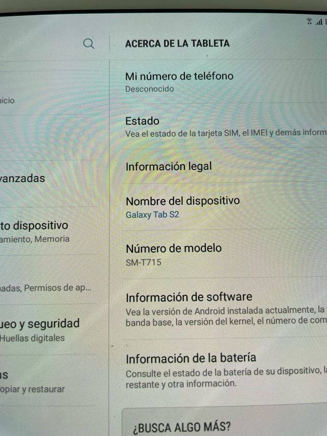 Samsung Galaxy Tab S2 Blanca