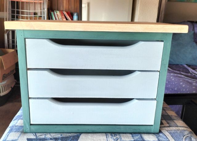 OFERTA! PRECIOSA CAJONERA-ORGANIZADOR DE MADERA MA