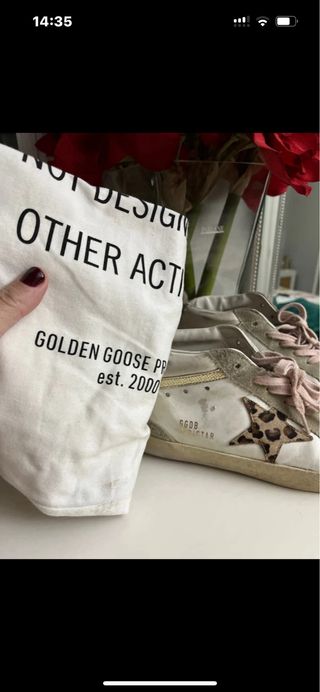 Golden Goose Superstar Beige/Blanco