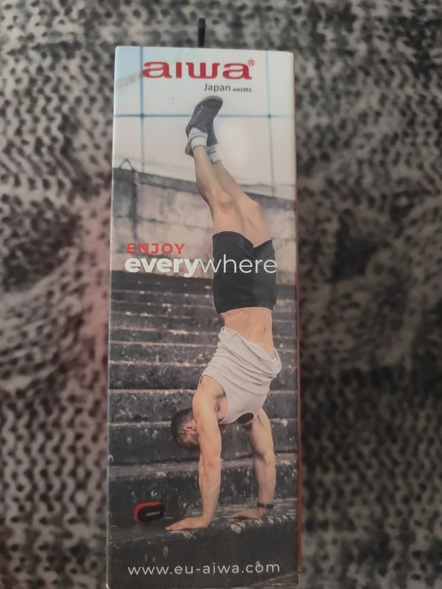 Altavoz Aiwa Portátil Inalámbrico Negro/Rojo