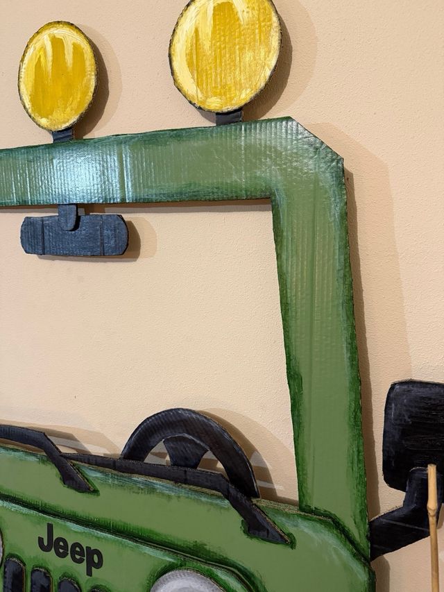 Atrezzo Photocall Jeep Cumpleaños/Boda/eventos