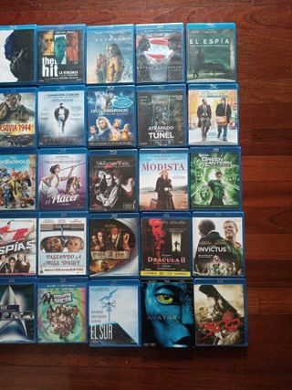 Películas blu ray a 4 euros (unidad)