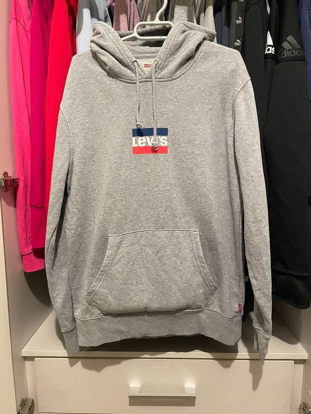 Sudadera Levi's Gris con Logo