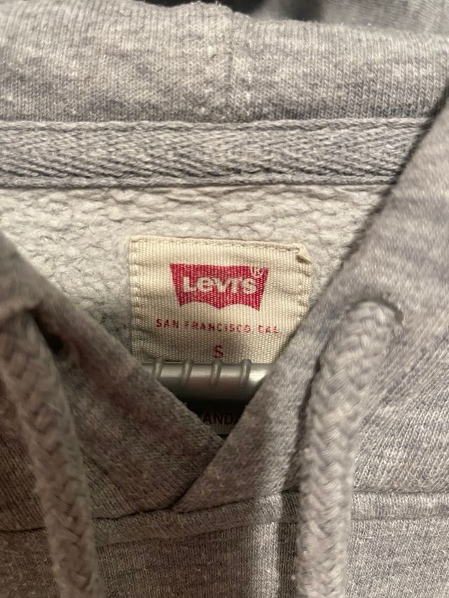 Sudadera Levi's Gris con Logo