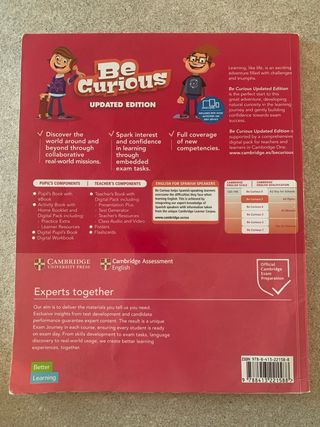 BE CURIOUS 5 PUPIL’s BOOK with ebook 