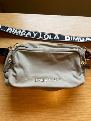 Bolso de bandolera Bimba y Lola verde grisáceo 