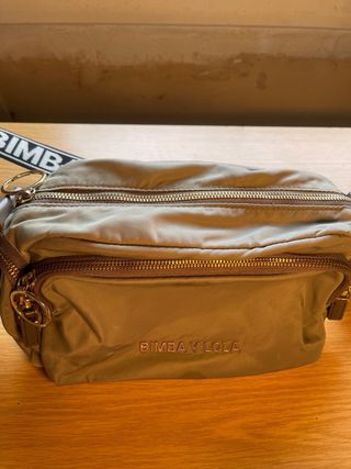 Bolso de bandolera Bimba y Lola verde grisáceo 
