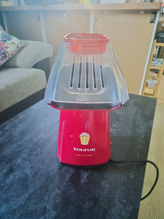 Máquina de Palomitas Taurus Roja mas libro