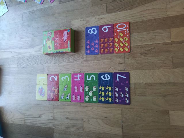 Puzzles Eureka Kids 1,2,3 Números