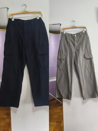 Lote 2 Pantalones Cargo Zara Talla
M