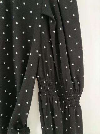 Camisa Zara lunares manga larga
