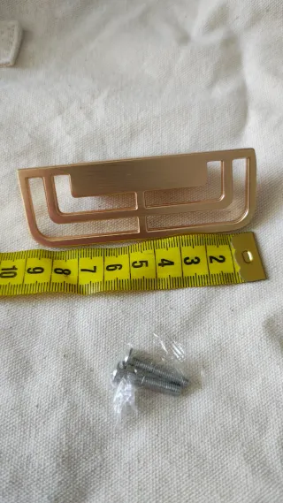 Pack 4 Tiradores Dorados para Muebles