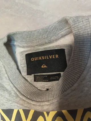 Sudadera Quiksilver Niño Gris