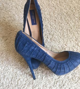 Tacones Zara Azul 40 Nuevos