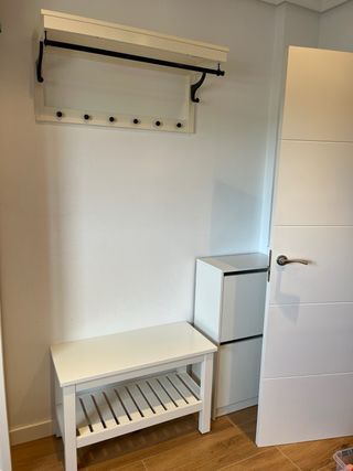 Conjunto Perchero y Banco Zapatero Ikea