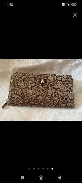 Cartera Tous Original Beige y Marrón