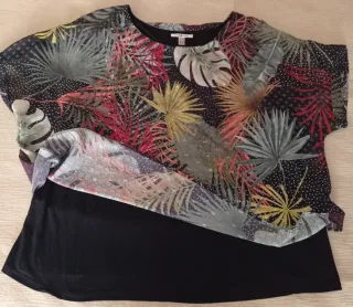 Lote 5 camisas mujer estampadas