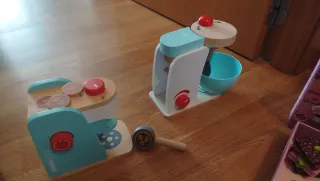 Cocina de juguete de madera