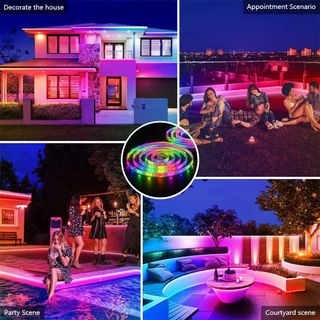 ✨ - Striscia LED solare RGB per esterni Lumtang, 32