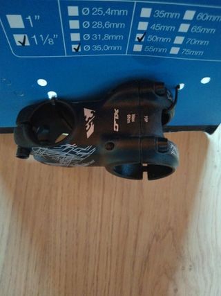 Potencia XLC A-Head MTB 1 1/8 50mm
30mm
