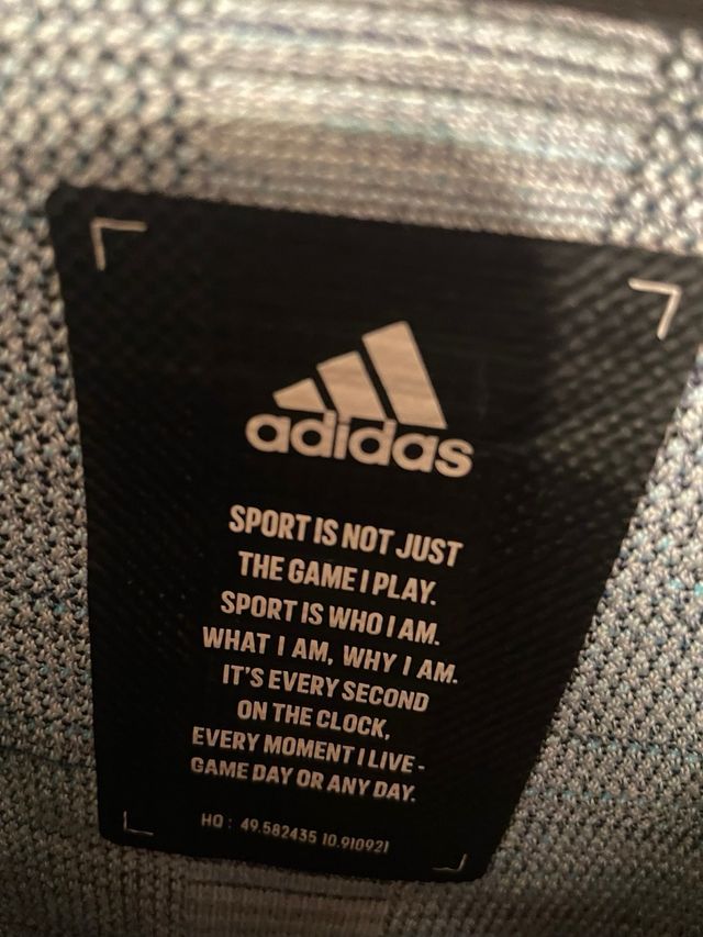 Sudadera Adidas x Parley cremallera gris/negra