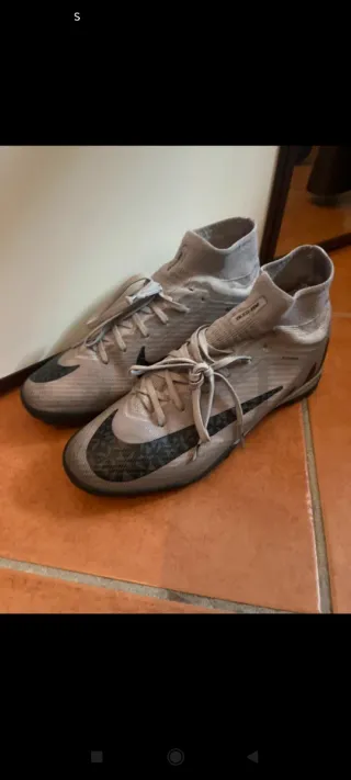 Scarpini Nike Mercurial Argento Nero