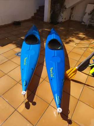 2 kayak/Piraguas k1 de río de iniciación