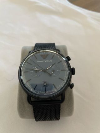 Reloj Emporio Armani Aviator Cronógrafo Negro