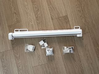 Barrera seguridad niños escalera 0-180cm blanca
