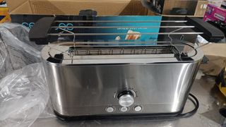 💰 - Cecotec Tostadora Vertical de Acero con Ranura
