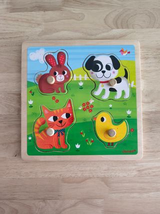 Puzzle Janod Texturas Animales