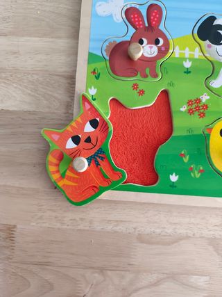 Puzzle Janod Texturas Animales