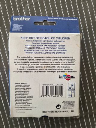 Cartucho Tinta Brother LC1000BK Negro