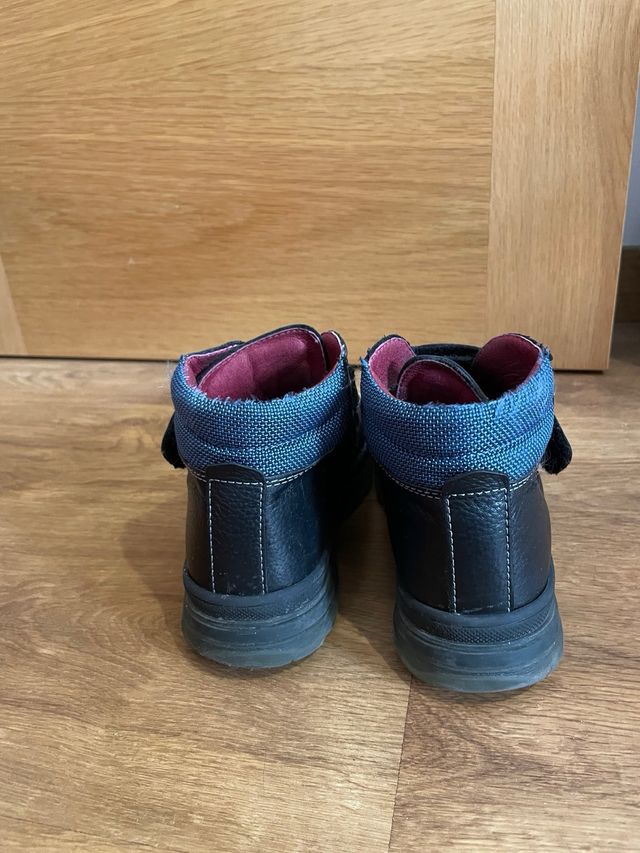 Zapatos Escolares Pablosky Negro Velcro