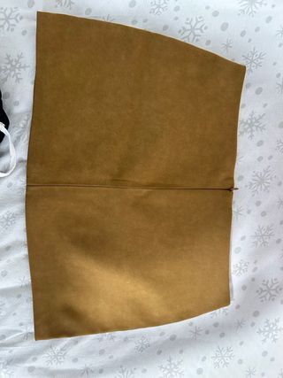 Falda tuvo Bershka marrón 
