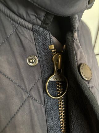 Barbour Polar Quilt Chaqueta Negra