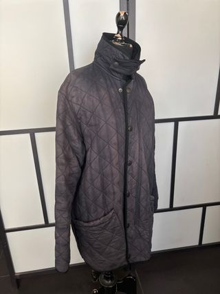 Barbour Polar Quilt Chaqueta Negra