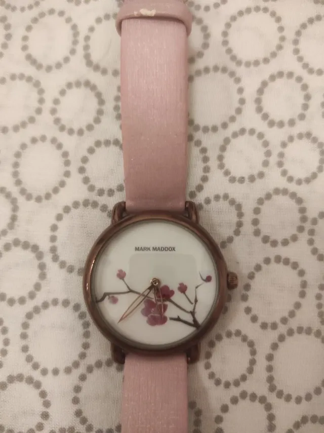 8€ Reloj Mark Maddox Mujer Rosa y Dorado