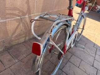 Bicicleta Orbea Plegable Roja y Blanca