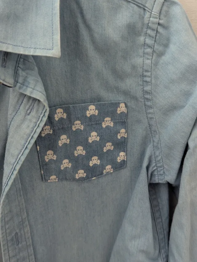 Camisa Scalpers niño azul