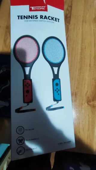 Raquetas Nintendo Switch (Azul y Rojo)