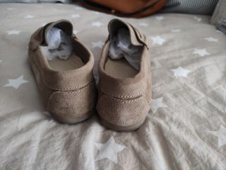 Mocasines piel  Nobuck Niña/o Talla 36 Camel 