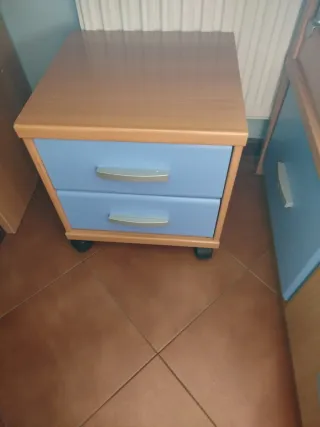 Mueble juvenil tren 2 camas 90.Mas mueble auxiliar