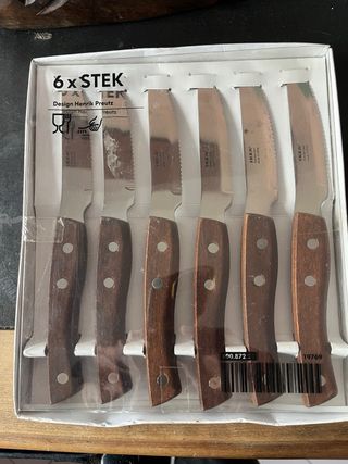 Set 6 coltelli da bistecca IKEA STEK