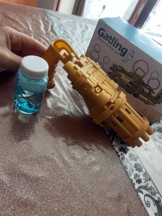 Pistola elettrica per bolle Gatling
