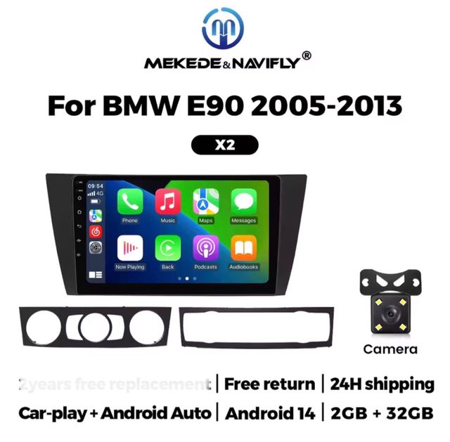 Pantalla 9” BMW 2005-2013 especial CANBUS BMW.